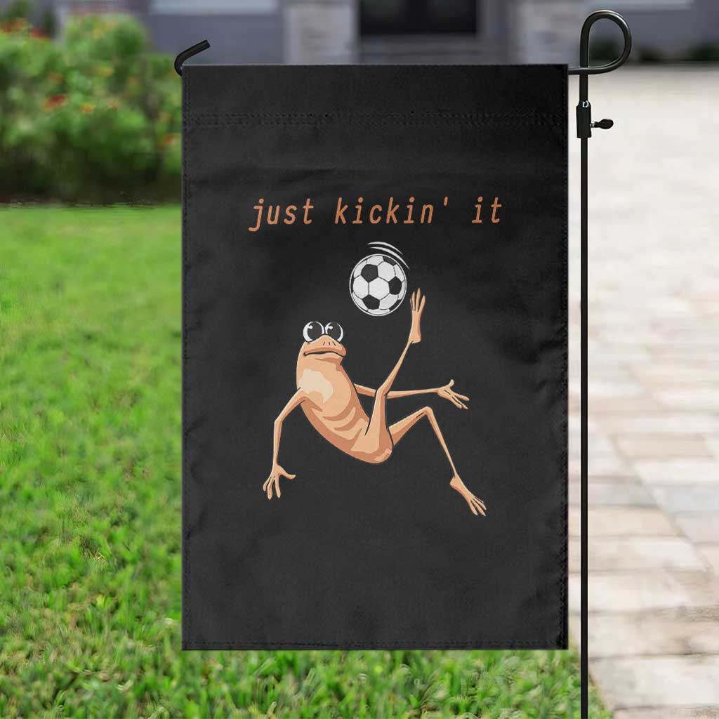 Funny Marcus The Worm Soccer Lover Garden Flag Just Kickin It TS12 Print Your Wear