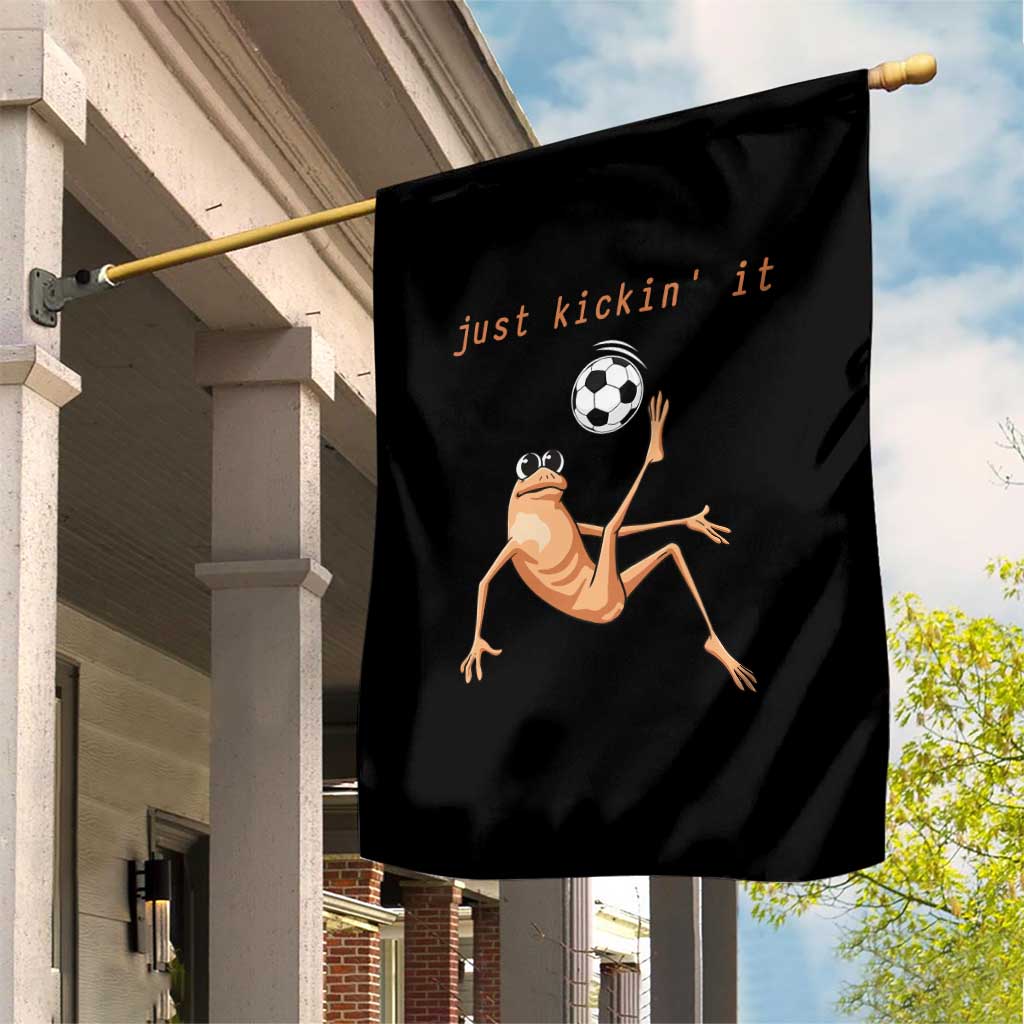 Funny Marcus The Worm Soccer Lover Garden Flag Just Kickin It TS12 Print Your Wear