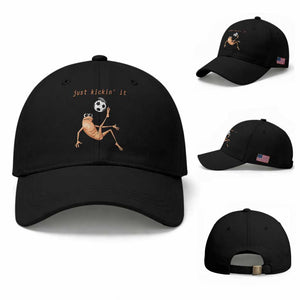 Funny Marcus The Worm Soccer Lover Baseball Cap Just Kickin It TS12 Baseball Cap Universal Fit Black Print Your Wear