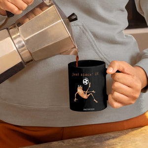 Funny Marcus The Worm Soccer Lover Coffee Mug Just Kickin It TS12 Print Your Wear