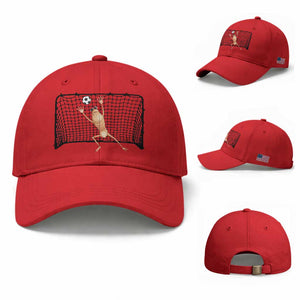 Funny Marcus The Worm Soccer Goalkeeper Gift Baseball Cap TS12 Baseball Cap Universal Fit Red Print Your Wear
