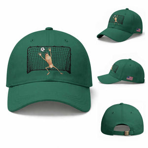 Funny Marcus The Worm Soccer Goalkeeper Gift Baseball Cap TS12 Baseball Cap Universal Fit Irish Green Print Your Wear