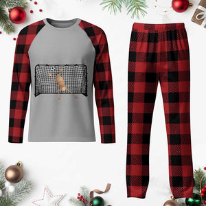 Funny Marcus The Worm Soccer Goalkeeper Gift Plaid Pajama Set TS12 Buffalo Plaid Print Your Wear