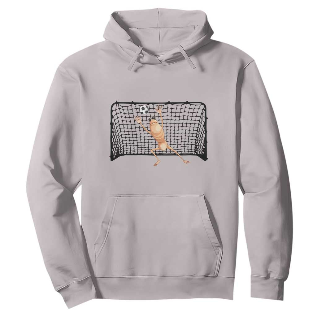 Funny Marcus The Worm Soccer Goalkeeper Gift Hoodie TS12 Ice Gray Print Your Wear