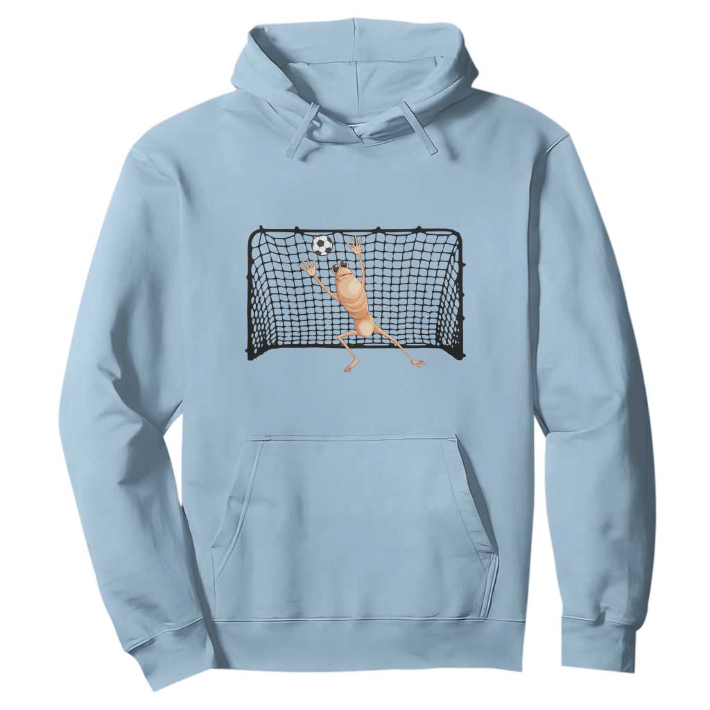 Funny Marcus The Worm Soccer Goalkeeper Gift Hoodie TS12 Light Blue Print Your Wear