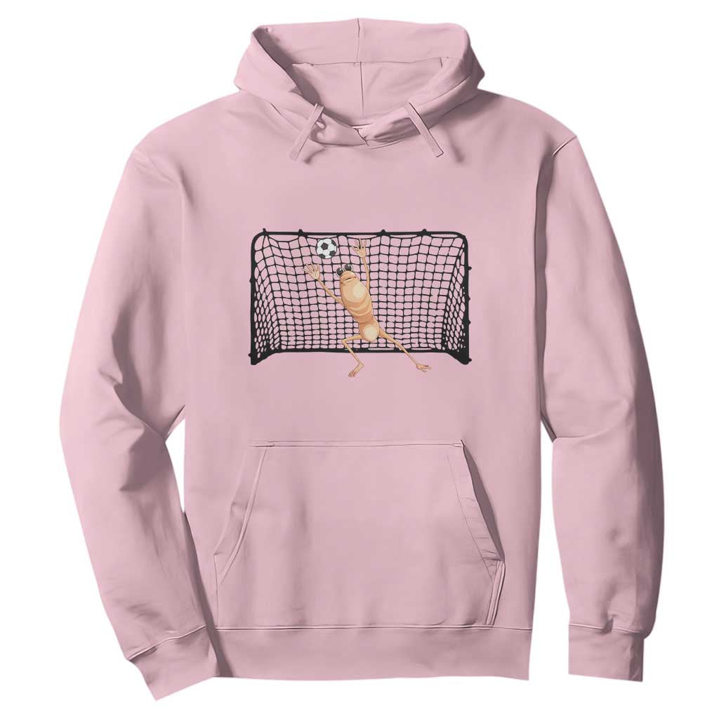 Funny Marcus The Worm Soccer Goalkeeper Gift Hoodie TS12 Light Pink Print Your Wear