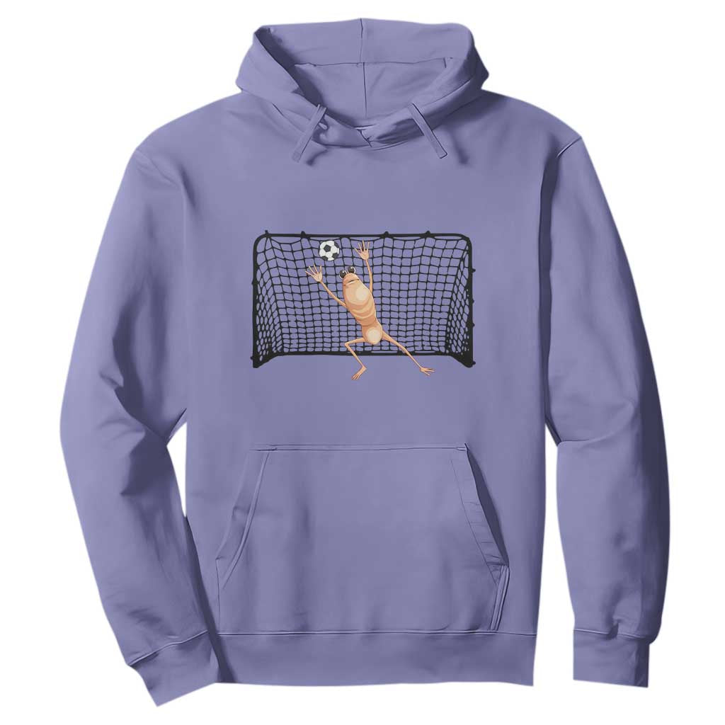 Funny Marcus The Worm Soccer Goalkeeper Gift Hoodie TS12 Violet Print Your Wear