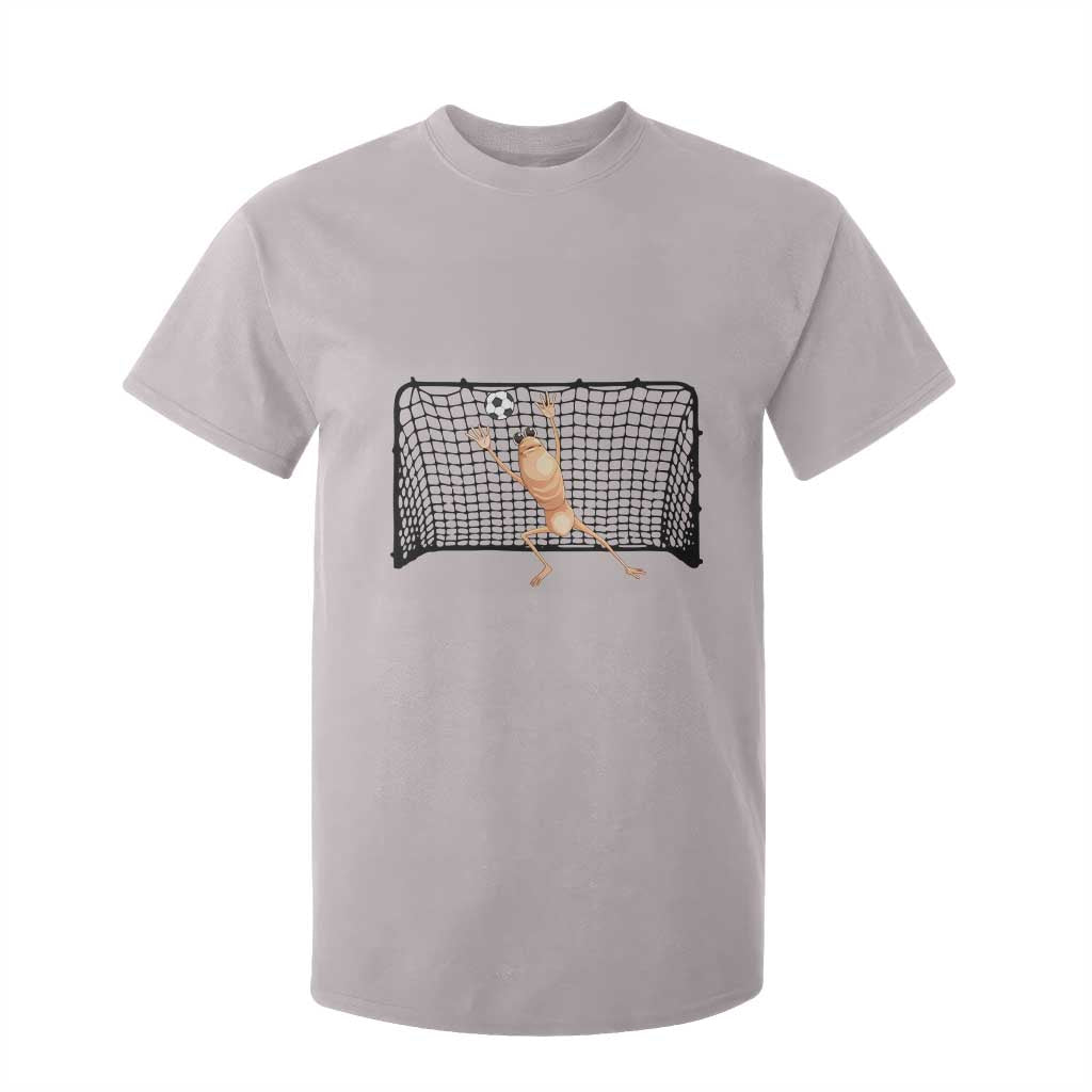 Funny Marcus The Worm Soccer Goalkeeper Gift T Shirt For Kid TS12 Ice Gray Print Your Wear