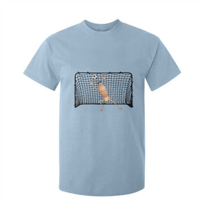 Funny Marcus The Worm Soccer Goalkeeper Gift T Shirt For Kid TS12 Light Blue Print Your Wear