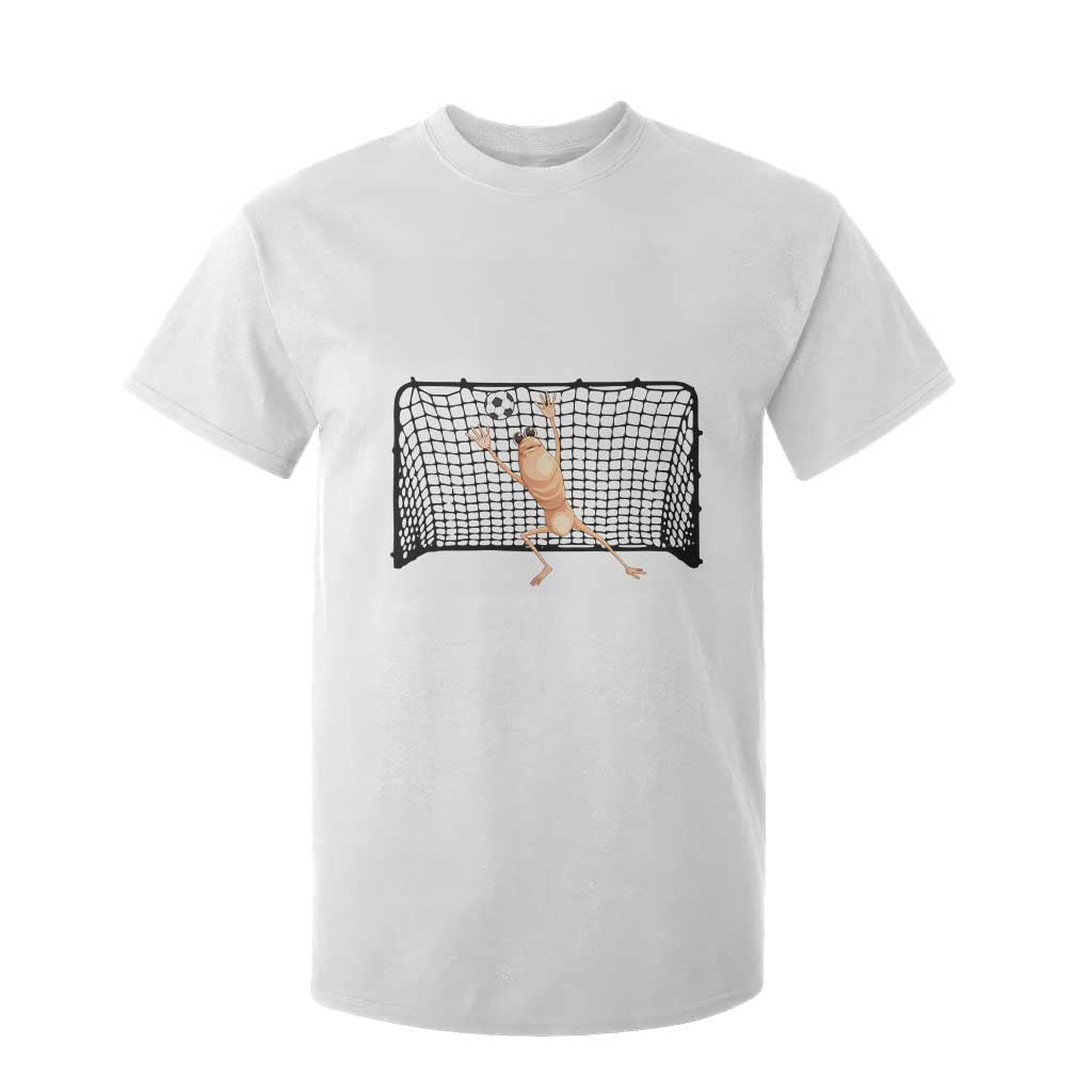 Funny Marcus The Worm Soccer Goalkeeper Gift T Shirt For Kid TS12 White Print Your Wear