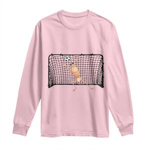 Funny Marcus The Worm Soccer Goalkeeper Gift Long Sleeve Shirt TS12 Light Pink Print Your Wear