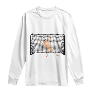 Funny Marcus The Worm Soccer Goalkeeper Gift Long Sleeve Shirt TS12 White Print Your Wear