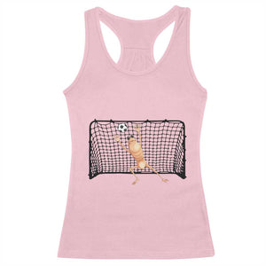 Funny Marcus The Worm Soccer Goalkeeper Gift Racerback Tank Top TS12 Light Pink Print Your Wear