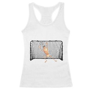 Funny Marcus The Worm Soccer Goalkeeper Gift Racerback Tank Top TS12 White Print Your Wear