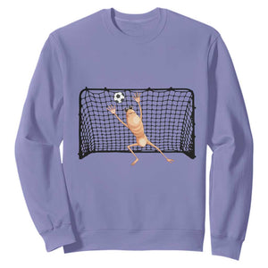 Funny Marcus The Worm Soccer Goalkeeper Gift Sweatshirt TS12 Violet Print Your Wear
