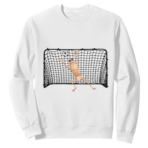 Funny Marcus The Worm Soccer Goalkeeper Gift Sweatshirt TS12 White Print Your Wear