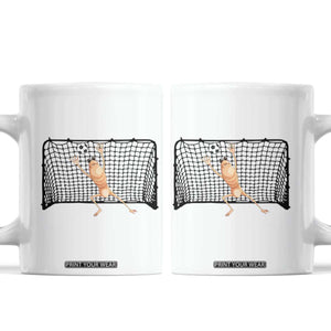 Funny Marcus The Worm Soccer Goalkeeper Gift Coffee Mug TS12 White Print Your Wear