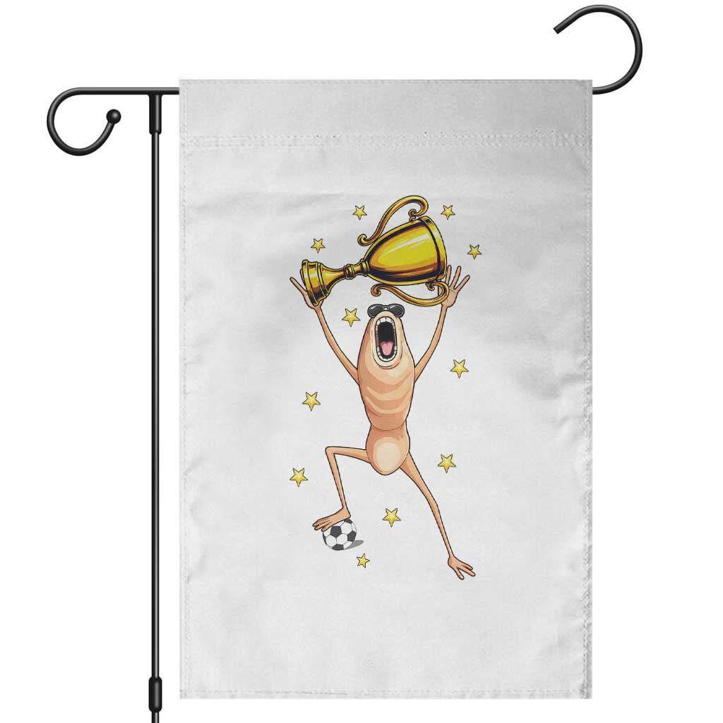 Funny Marcus The Worm Soccer Champion Garden Flag Soccer Lover TS12 Black Print Your Wear