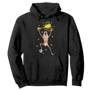Funny Marcus The Worm Soccer Champion Hoodie Soccer Lover TS12 Black Print Your Wear
