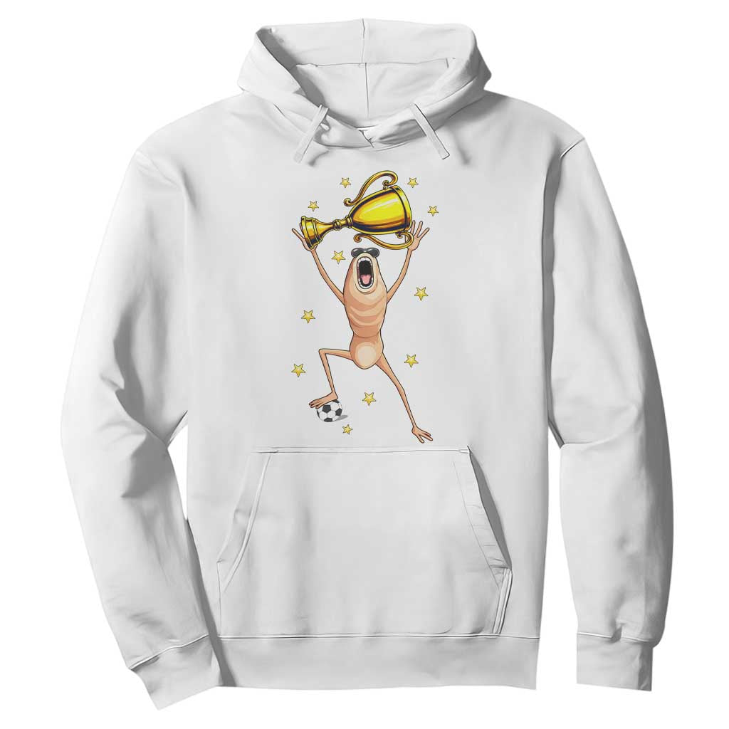 Funny Marcus The Worm Soccer Champion Hoodie Soccer Lover TS12 White Print Your Wear