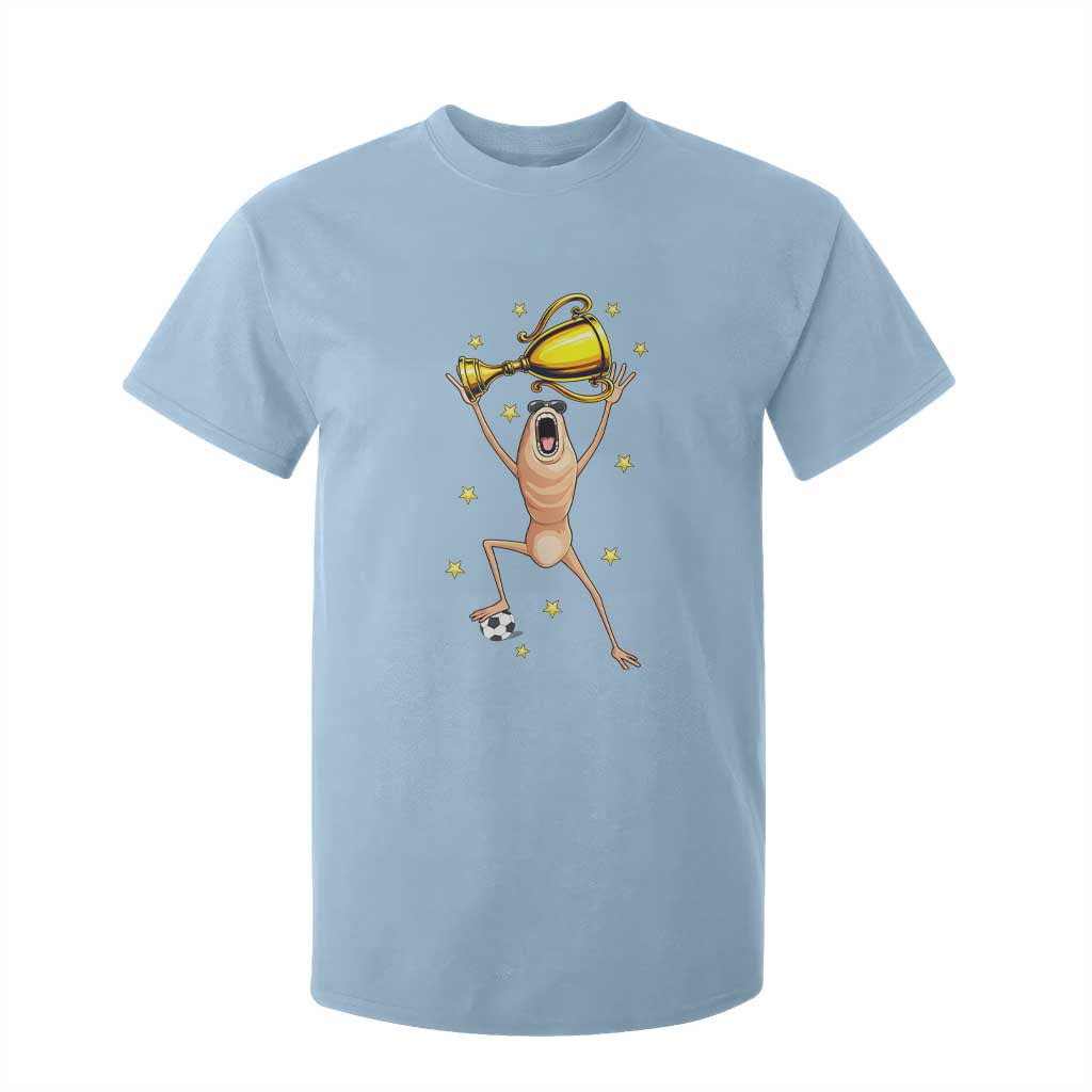 Funny Marcus The Worm Soccer Champion T Shirt For Kid Soccer Lover TS12 Light Blue Print Your Wear
