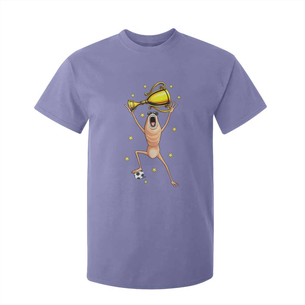 Funny Marcus The Worm Soccer Champion T Shirt For Kid Soccer Lover TS12 Violet Print Your Wear