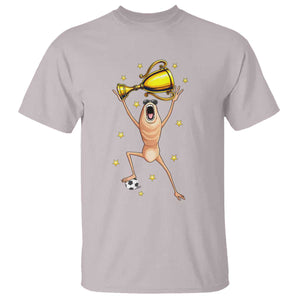Funny Marcus The Worm Soccer Champion T Shirt Soccer Lover TS12 Ice Gray Print Your Wear