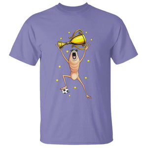 Funny Marcus The Worm Soccer Champion T Shirt Soccer Lover TS12 Violet Print Your Wear