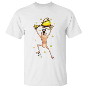 Funny Marcus The Worm Soccer Champion T Shirt Soccer Lover TS12 White Print Your Wear