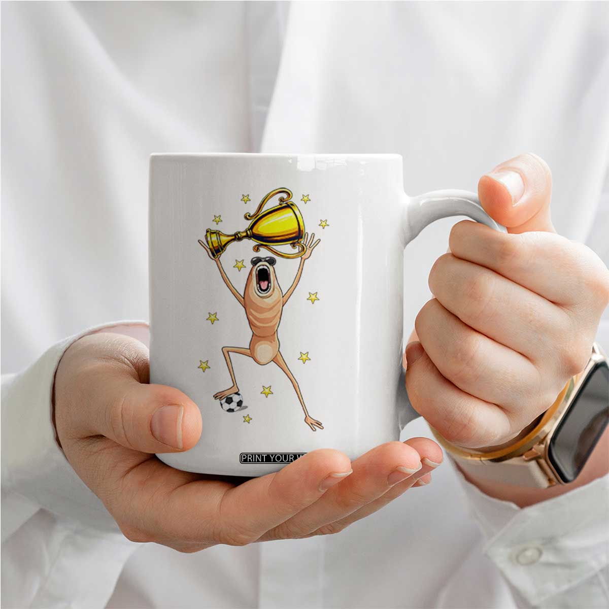 Funny Marcus The Worm Soccer Champion Coffee Mug Soccer Lover TS12 Print Your Wear