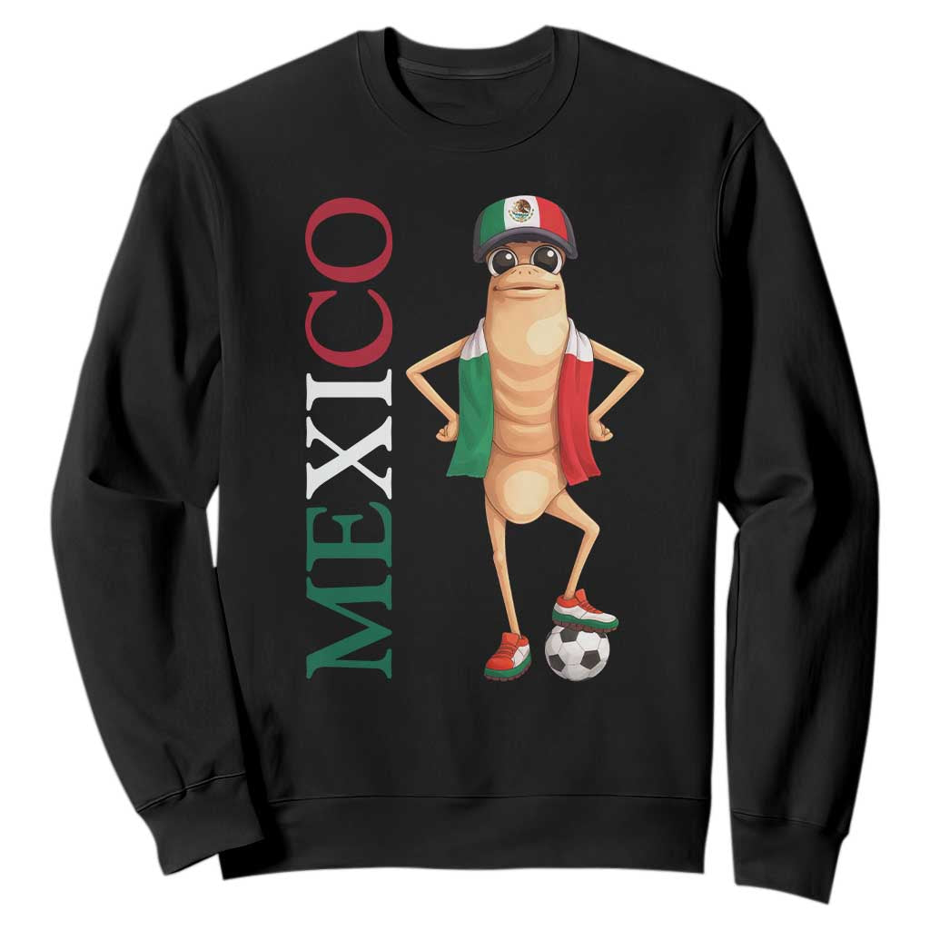 Mexico Soccer Fan Marcus The Worm Sweatshirt Country Football Gift TS12 Black Print Your Wear