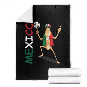 Viva Mexico Marcus The Worm Soccer Throw Blanket Mexican Pride Football Fan TS12 Black Print Your Wear