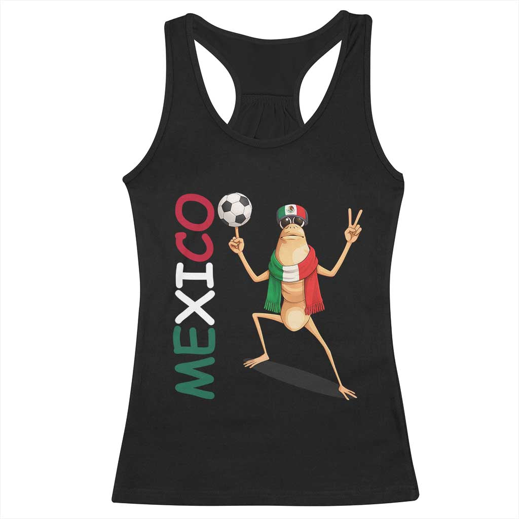 Viva Mexico Marcus The Worm Soccer Racerback Tank Top Mexican Pride Football Fan TS12 Black Print Your Wear