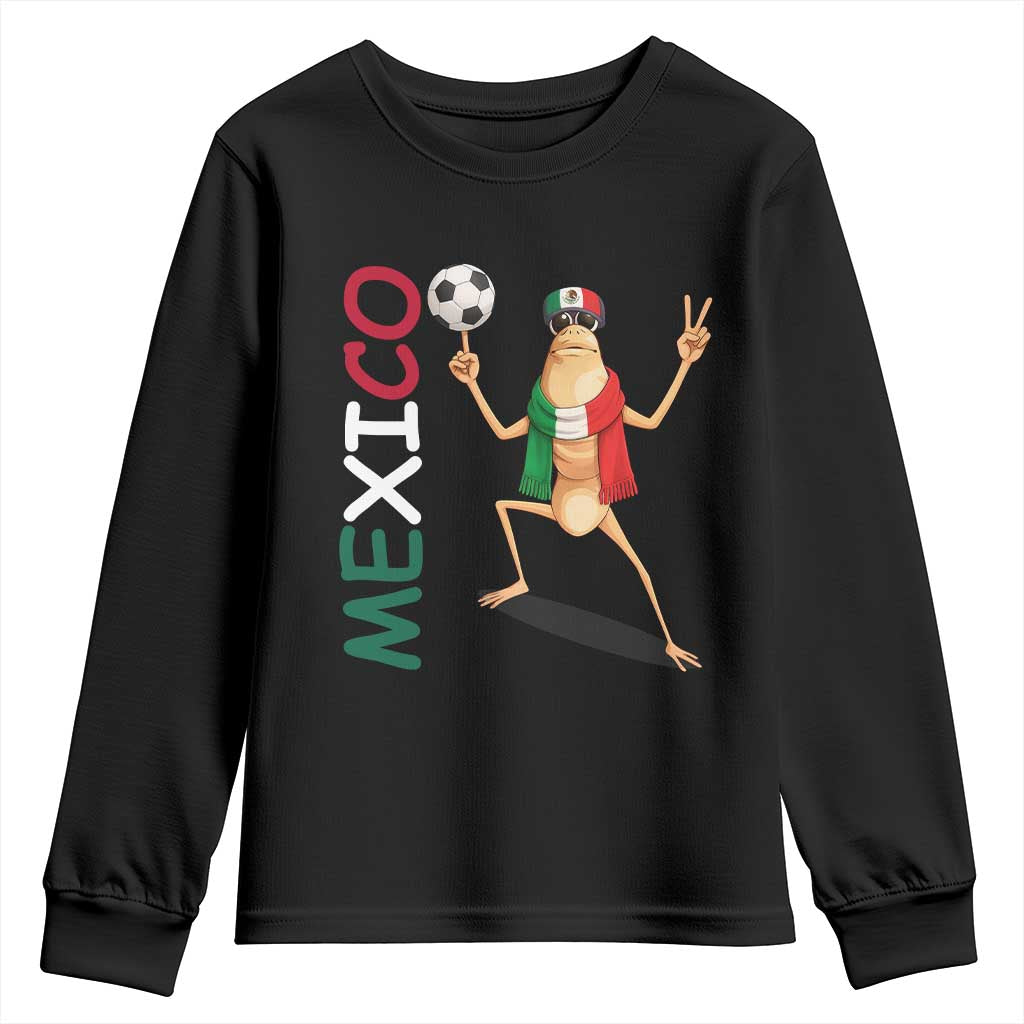 Viva Mexico Marcus The Worm Soccer Youth Sweatshirt Mexican Pride Football Fan TS12 Black Print Your Wear