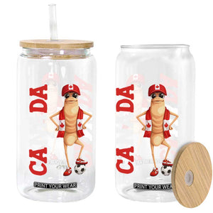 Canada Soccer Fan Marcus The Worm Glass Can Country Football Gift TS12 Print Your Wear