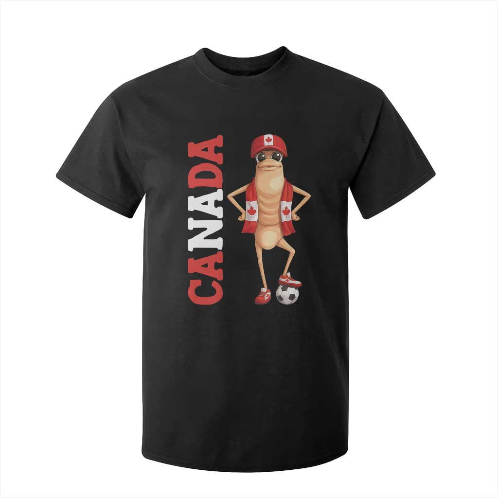 Canada Soccer Fan Marcus The Worm T Shirt For Kid Country Football Gift TS12 Black Print Your Wear