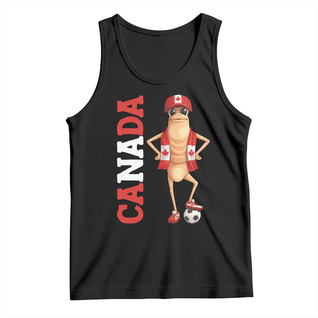 Canada Soccer Fan Marcus The Worm Tank Top Country Football Gift TS12 Black Print Your Wear