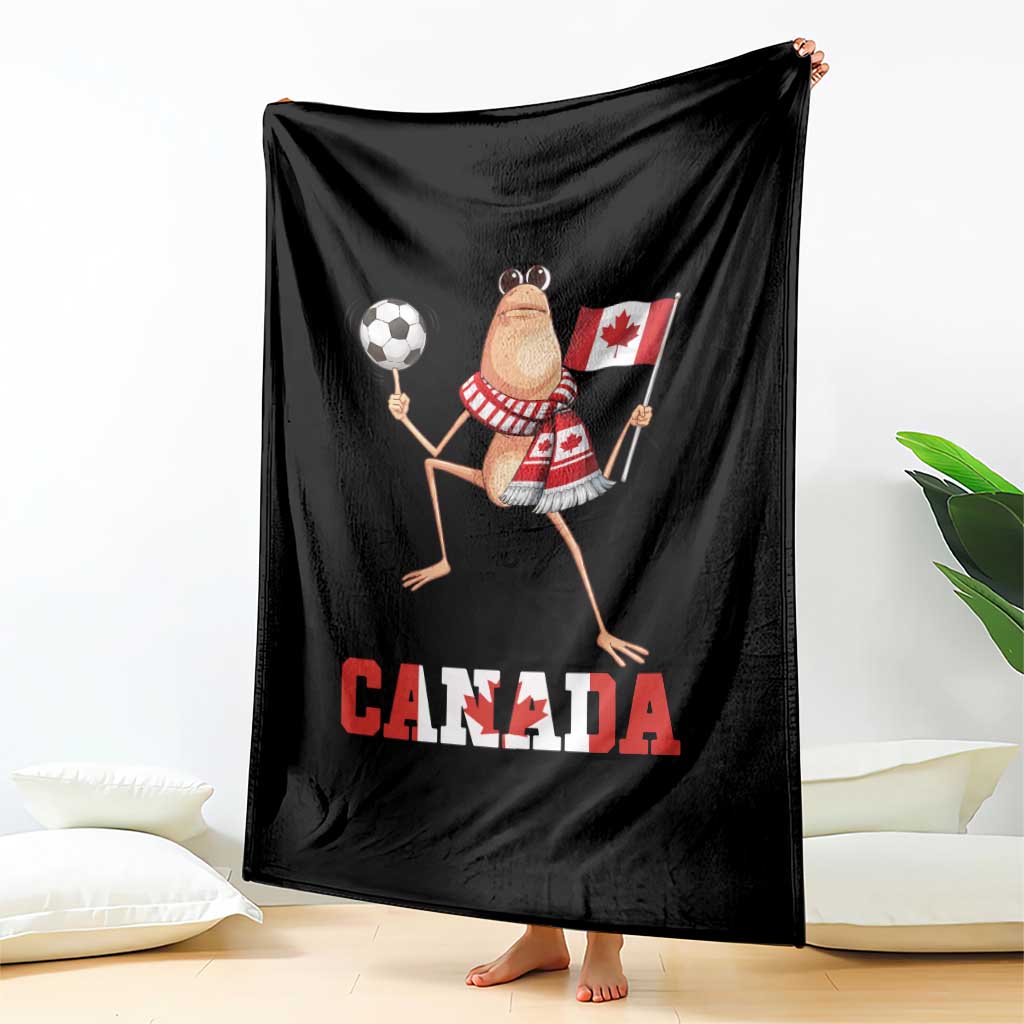 Funny Marcus The Worm Throw Blanket Canadian Pride Soccer Gift TS12 Print Your Wear