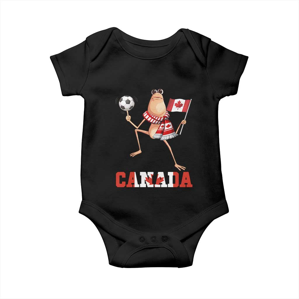 Funny Marcus The Worm Baby Onesie Canadian Pride Soccer Gift TS12 Black Print Your Wear