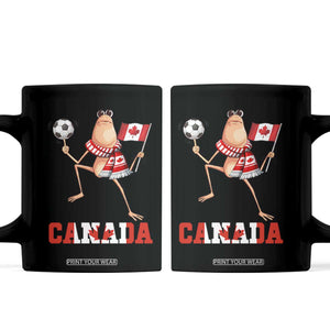 Funny Marcus The Worm Coffee Mug Canadian Pride Soccer Gift TS12 Black Print Your Wear