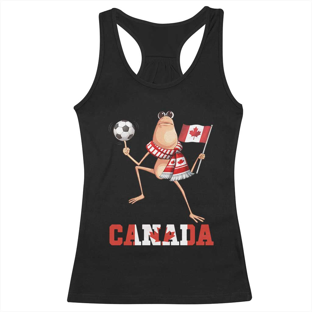 Funny Marcus The Worm Racerback Tank Top Canadian Pride Soccer Gift TS12 Black Print Your Wear