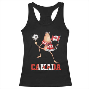 Funny Marcus The Worm Racerback Tank Top Canadian Pride Soccer Gift TS12 Black Print Your Wear