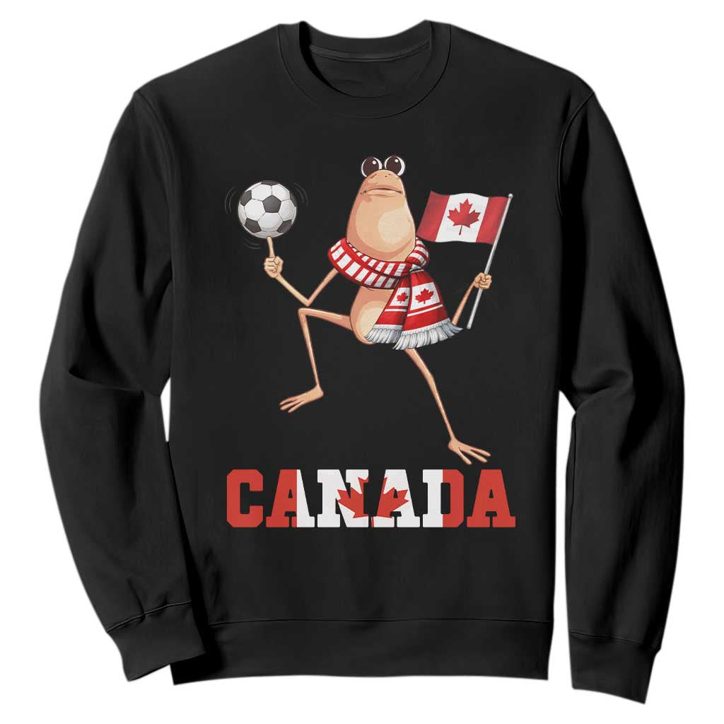 Funny Marcus The Worm Sweatshirt Canadian Pride Soccer Gift TS12 Black Print Your Wear