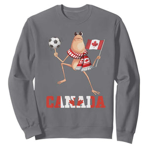 Funny Marcus The Worm Sweatshirt Canadian Pride Soccer Gift TS12 Charcoal Print Your Wear