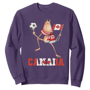 Funny Marcus The Worm Sweatshirt Canadian Pride Soccer Gift TS12 Purple Print Your Wear