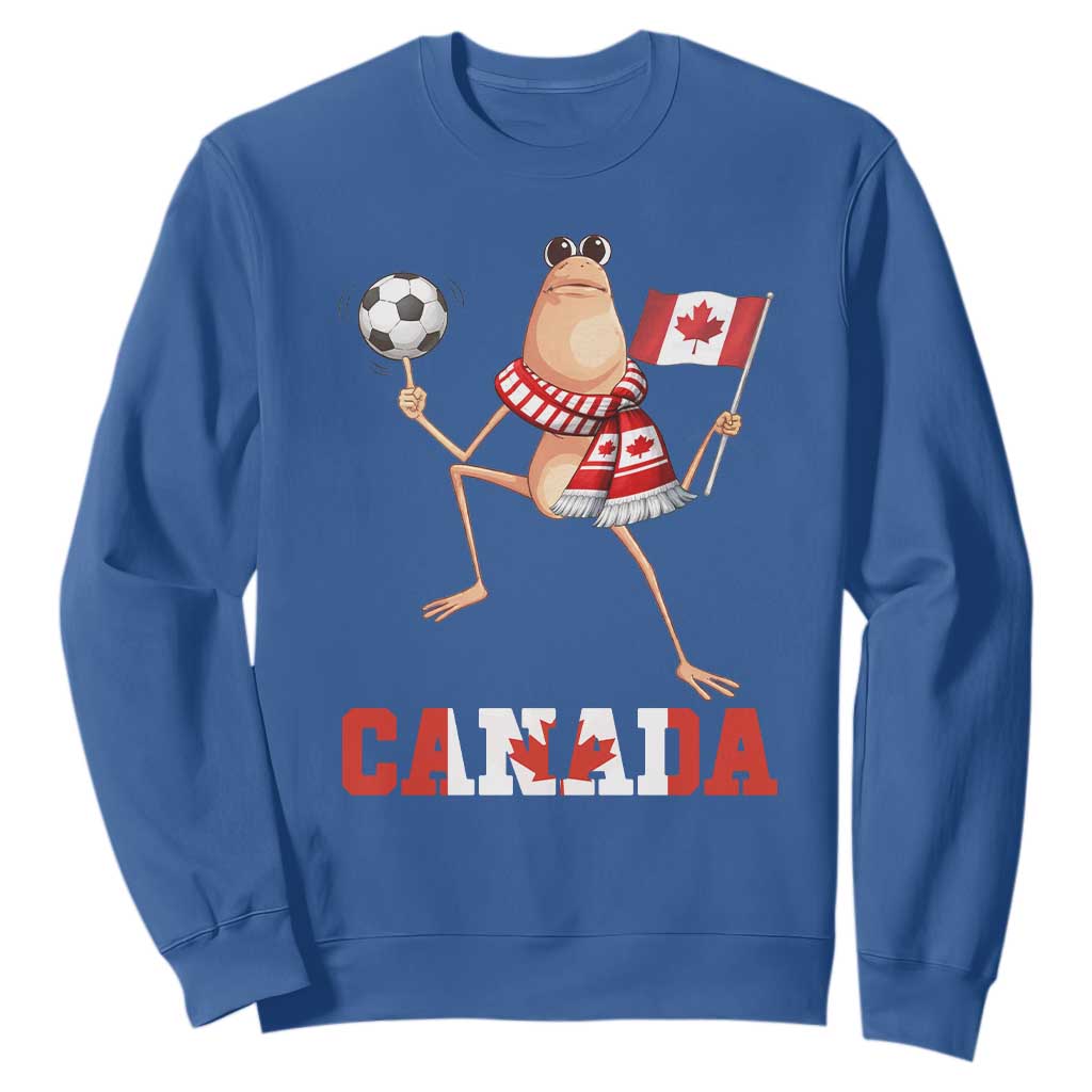 Funny Marcus The Worm Sweatshirt Canadian Pride Soccer Gift TS12 Royal Blue Print Your Wear