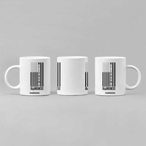 Melanoma Awareness USA Flag Coffee Mug Patriotic Cancer Warrior TS12 Print Your Wear
