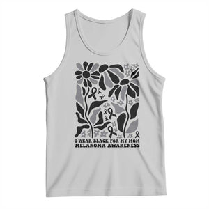 I Wear Black For My Mom Tank Top Melanoma Support Squad TS12 Ash Print Your Wear