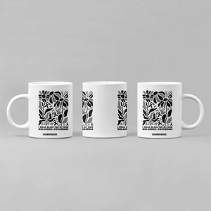 I Wear Black For My Mom Coffee Mug Melanoma Support Squad TS12 Print Your Wear