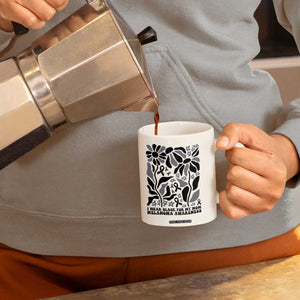 I Wear Black For My Mom Coffee Mug Melanoma Support Squad TS12 Print Your Wear